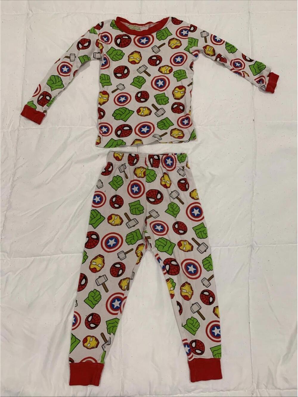 Spider-Man, Iron Man, Marvel Kids' 2-Piece Pajama Set - 5T